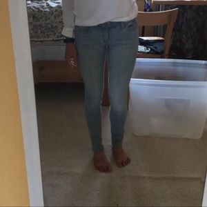 Light Wash Hollister Skinny Jeans